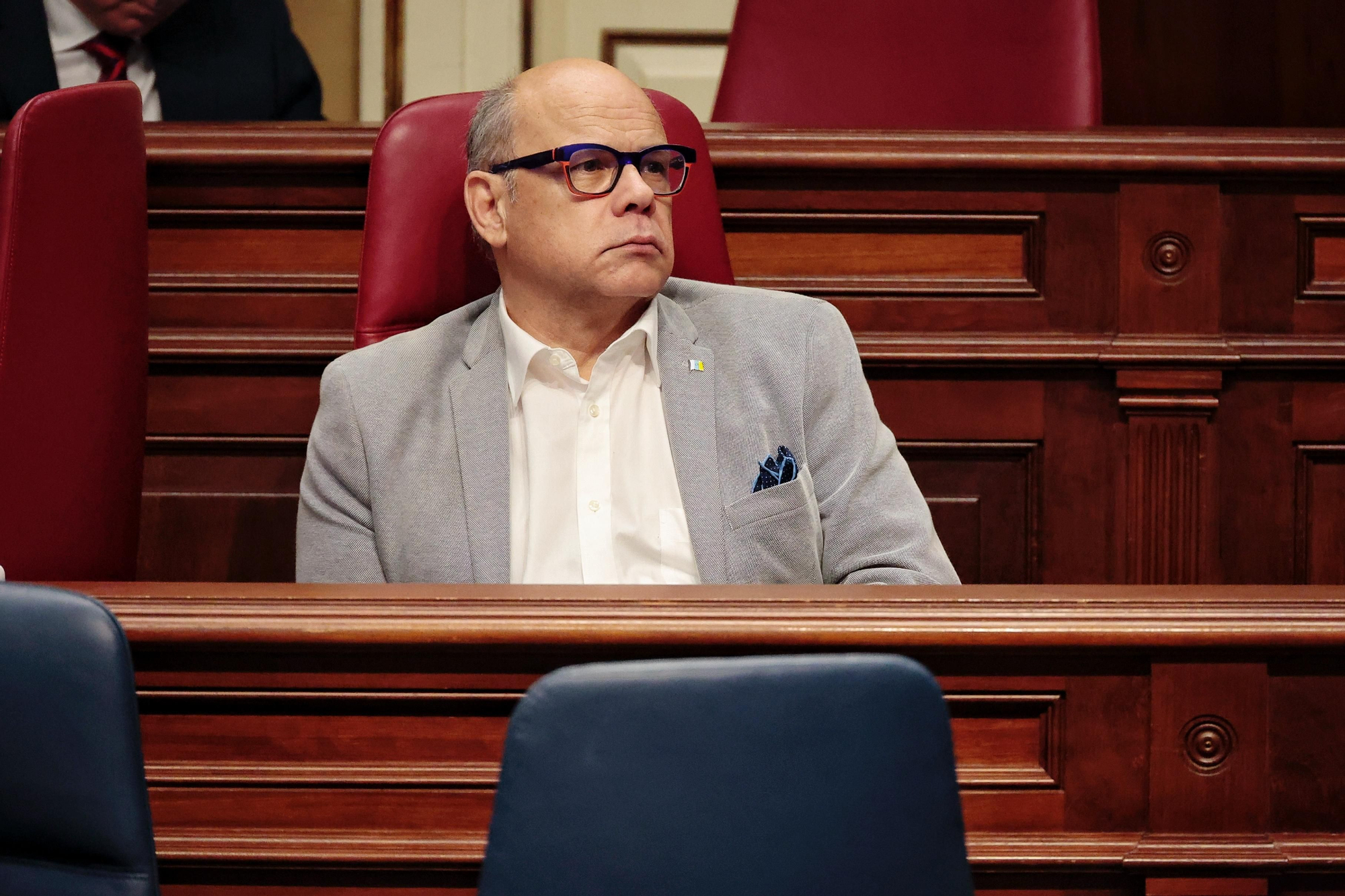 Sesión de control en el Parlamento de Canarias este miércoles 23 de julio de 2024.