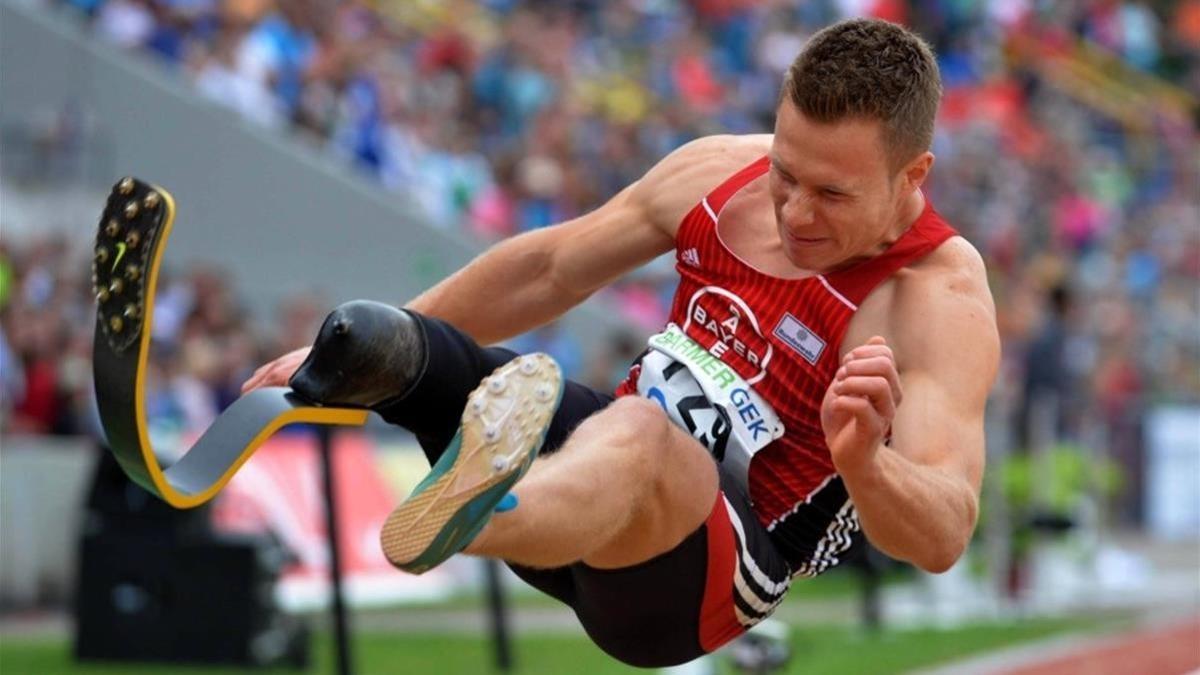 El atleta paralímpico alemán Markus Rehm.