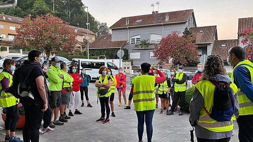 Saída da primeira das etapas, o pasado sábado.   | // D. P.