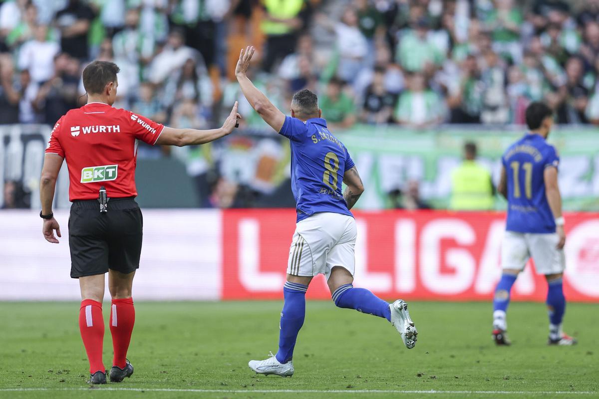 Así fue el partido entre el Real Oviedo y el Betis
