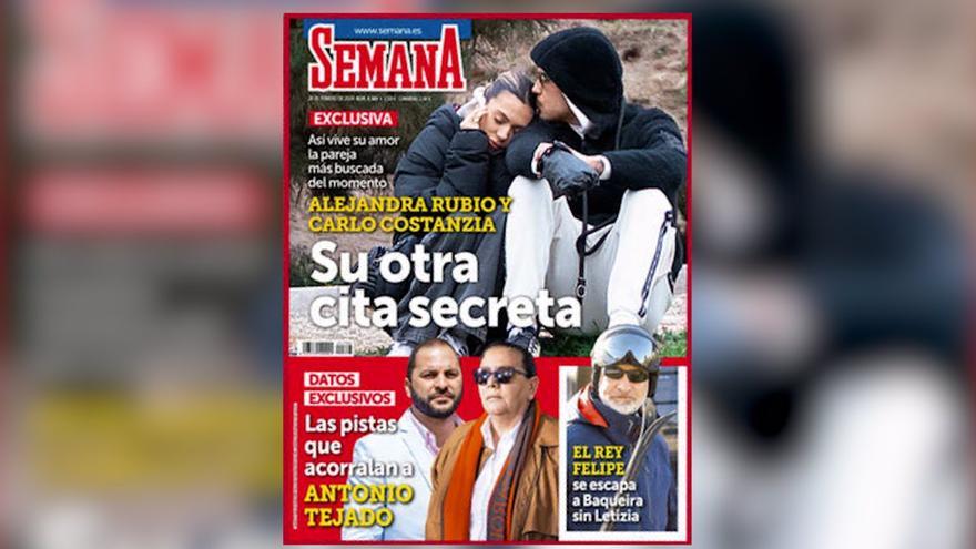 Carlo Constanzia y Alejandra Rubio, un amor protagonista de las portadas