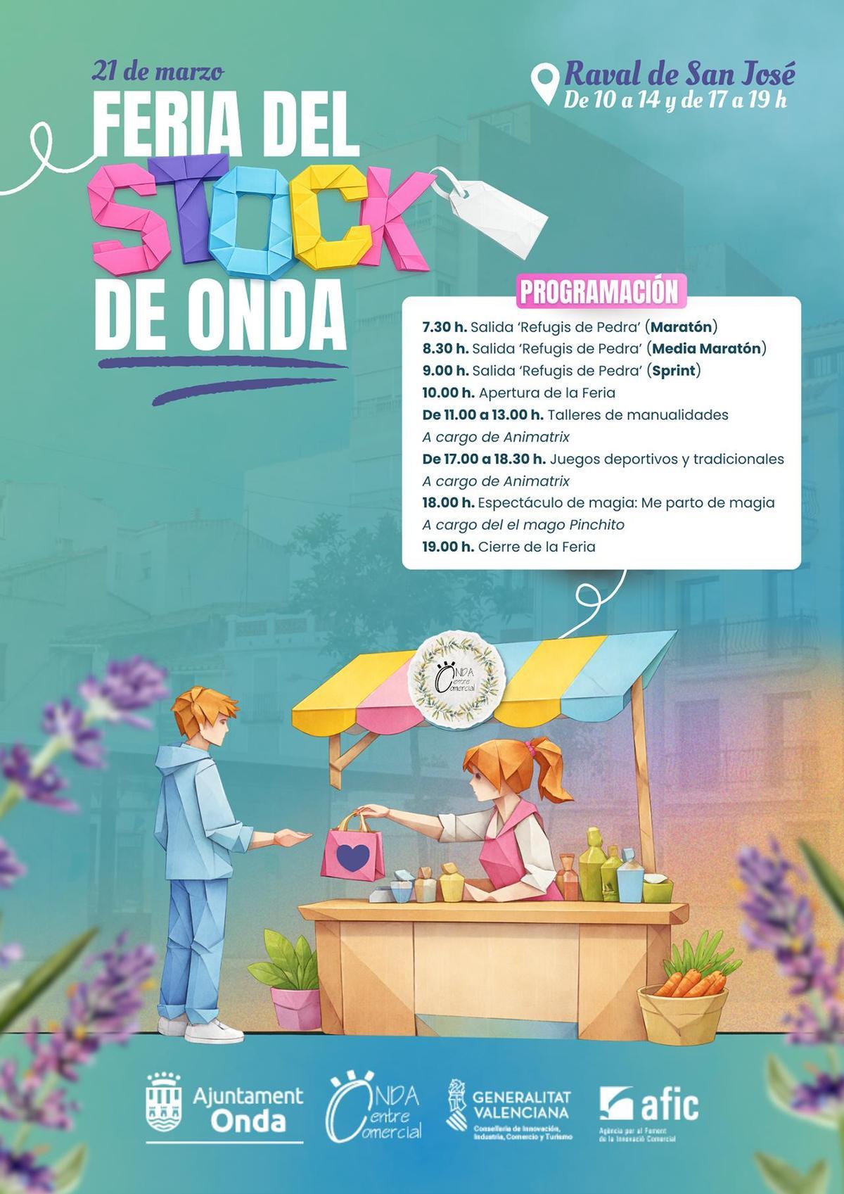 Cartel de la Feria del Stock 2026 de Onda.