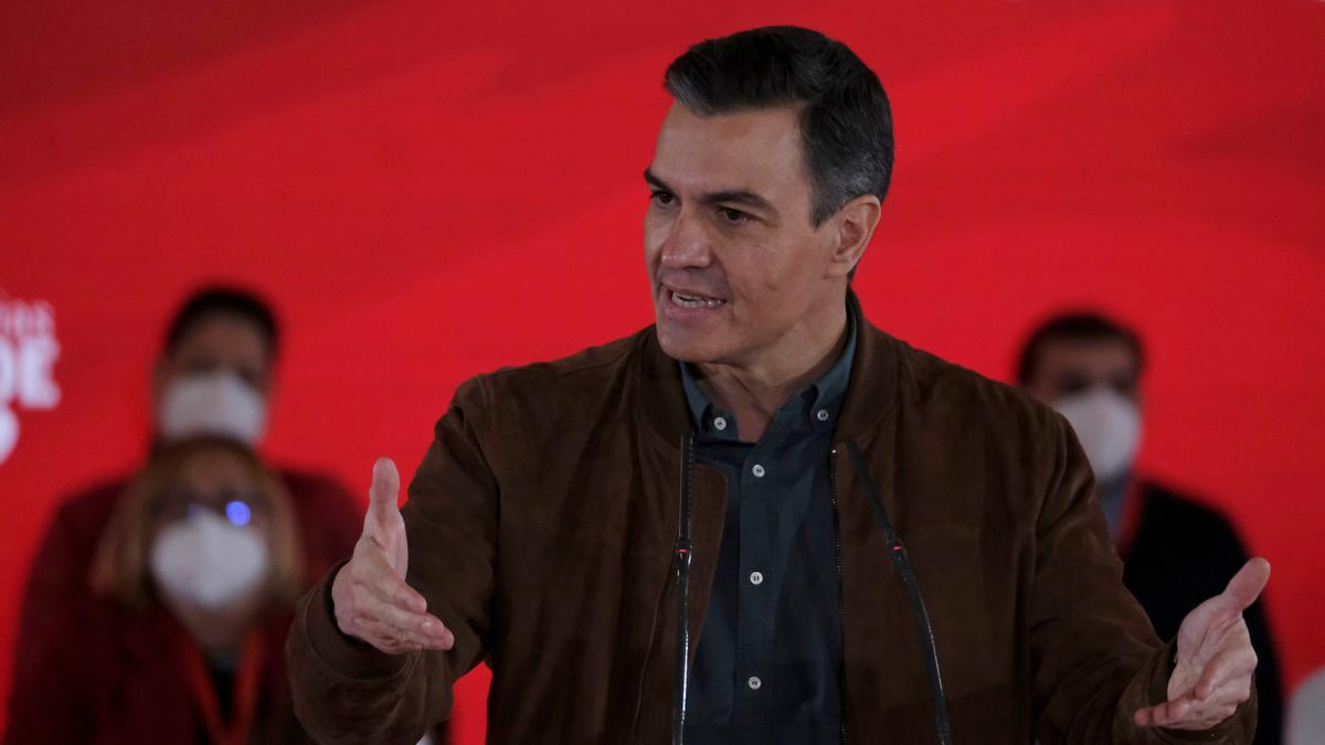 El presidente del Gobierno y líder socialista, Pedro Sánchez.