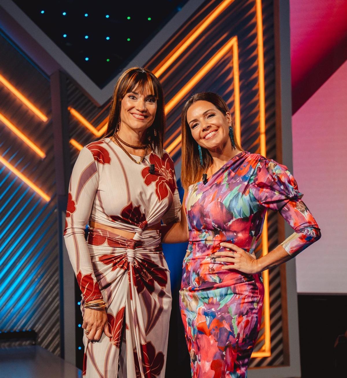 Irene Villa, invitada en ‘Xente Marabillosa’, junto a la presentadora Lucía Rodríguez. |  TVG