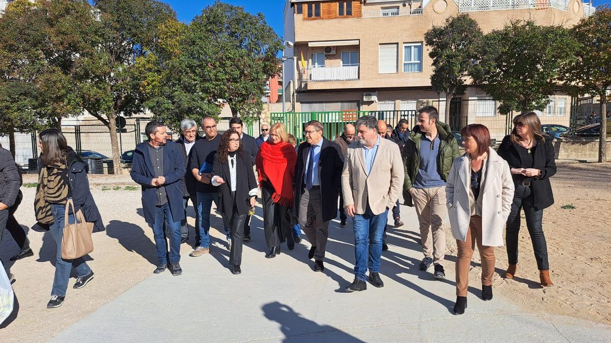Visita del conseller de Educación a Villena hace unos días