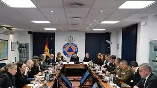 Sánchez preside la reunión para la valoración de riesgos provocados por las borrascas