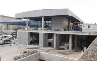 Ya es visible la estructura de la terminal de autobuses de la futura intermodal