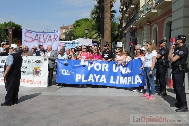 Los lodos del Mar Menor llegan a Murcia