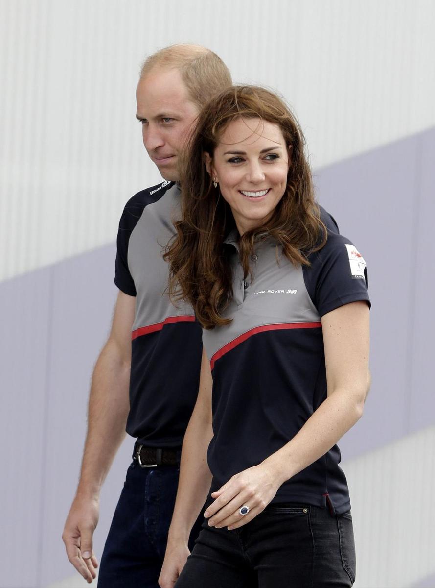 Kate Middleton y Guillermo de Inglaterra en la Copa América 2016