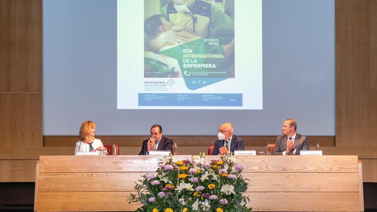 Rita Mendoza, Blas Trujillo, Antonio Morales y Augusto Hidalgo en la inauguración de las Jornadas DIE 2022