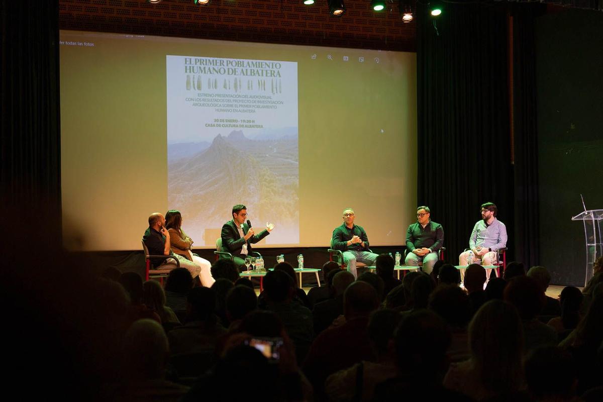 Un momento del acto de presentación del audiovisual