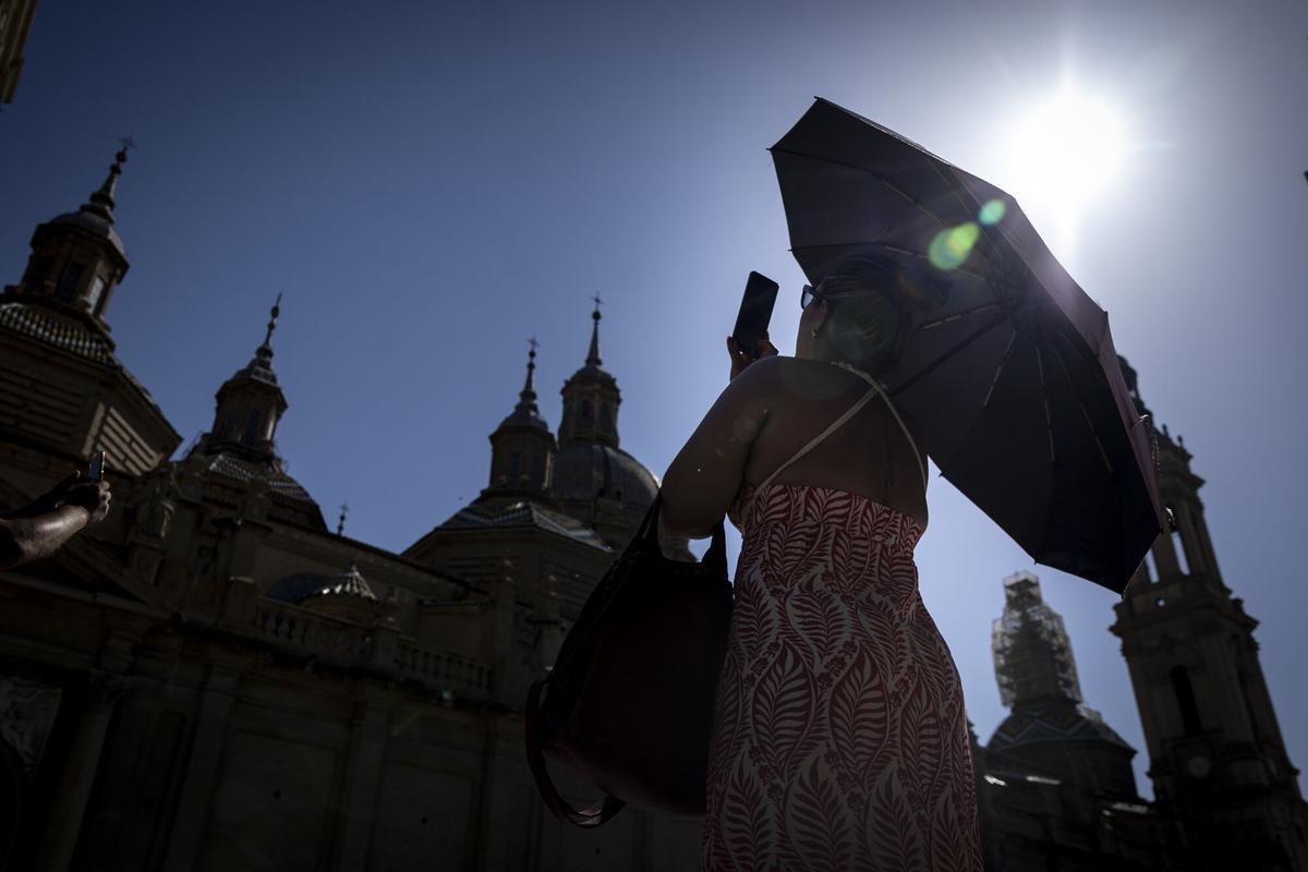 Mucho calor en Zaragoza durante los últimos días