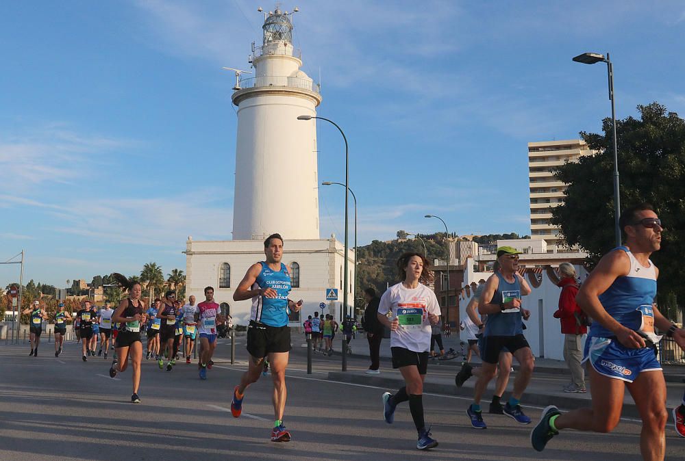 Las mejores imágenes de la Maratón de Málaga 2018