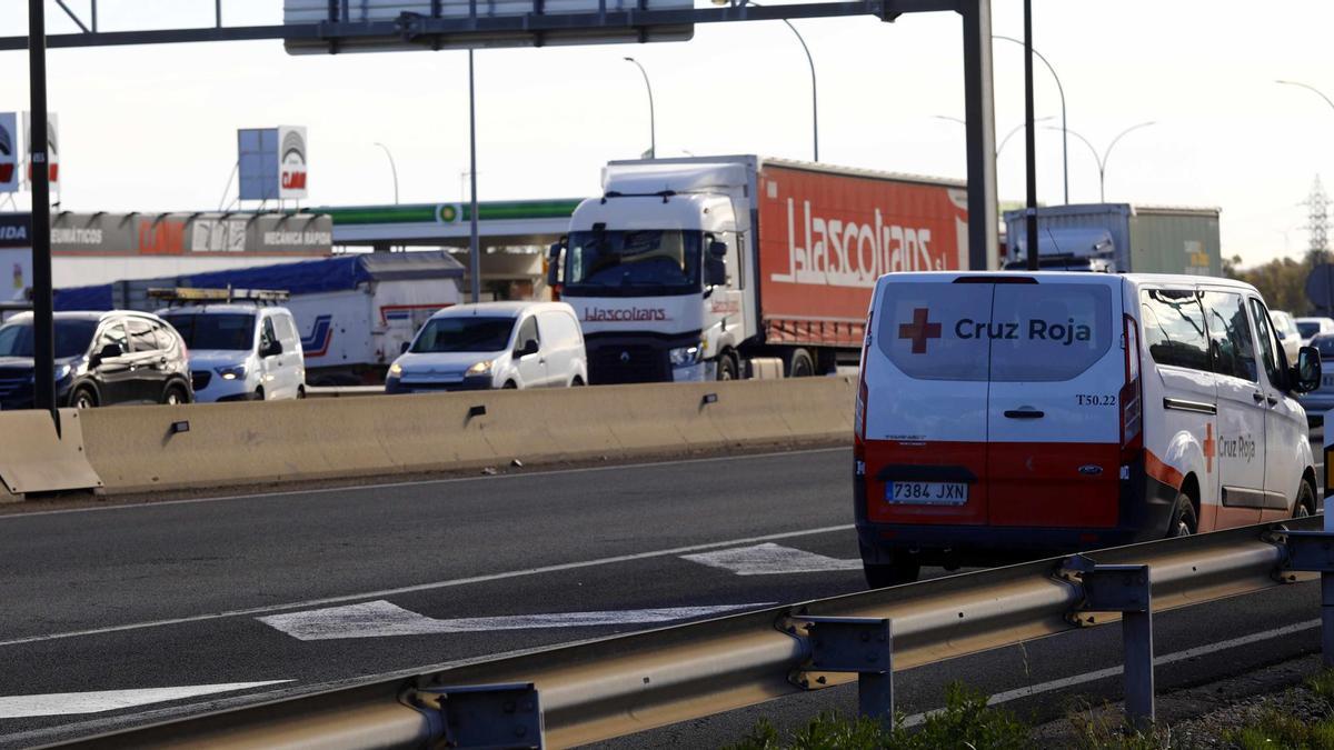 El accidente ha tenido lugar en la A-68.