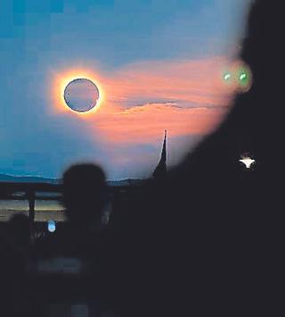 L'eclipsi, a Llucmajor