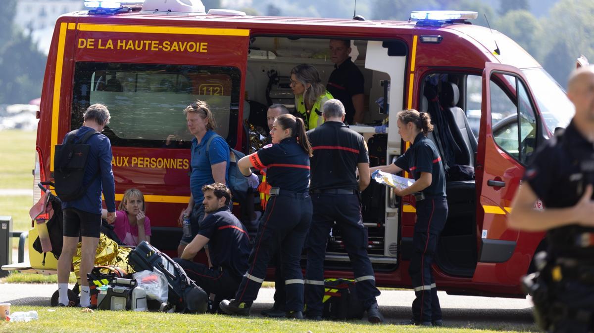 Ataque con cuchillo en un parque infantil en Annecy (Francia)