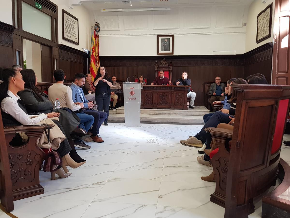 Un momento de la sesión de ayer.