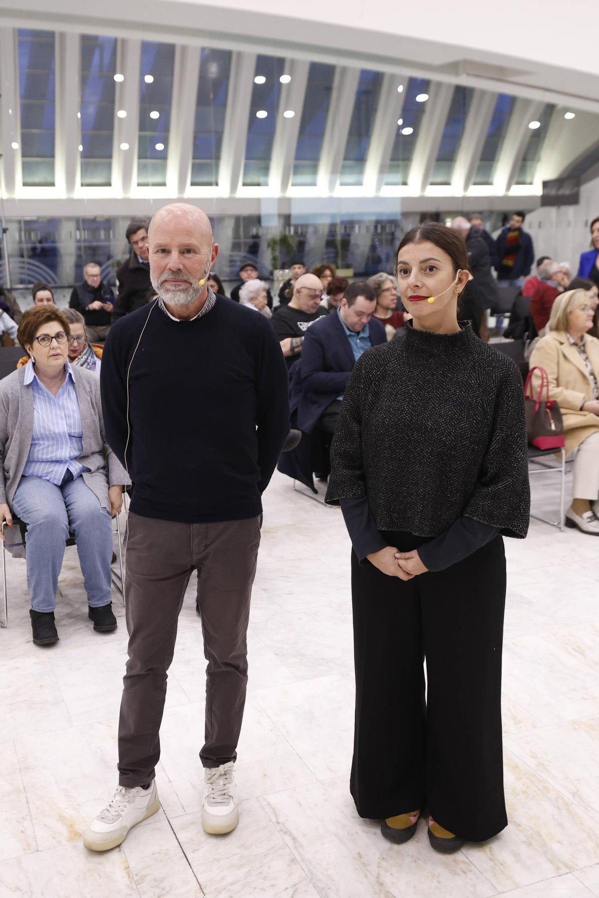 Pepe Mompeán y Natalia Álvarez Simó.