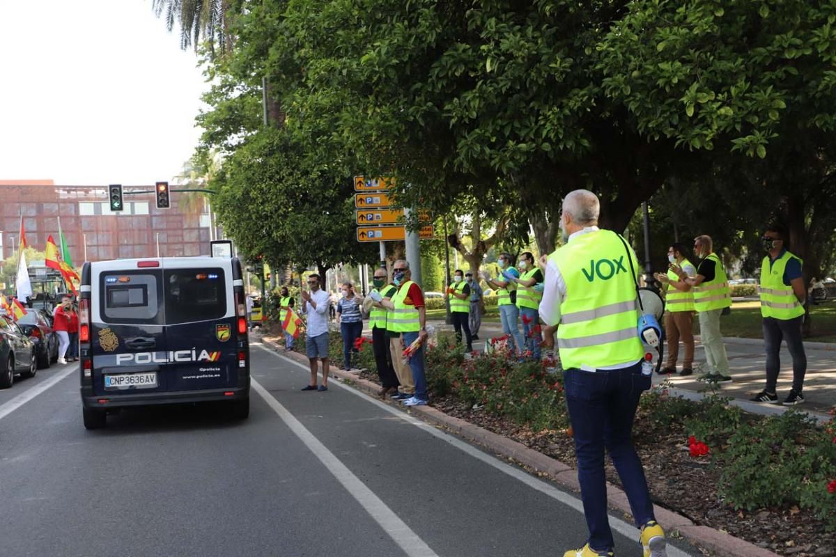 Manifestación de Vox en Córdoba contra la gestión del Gobierno