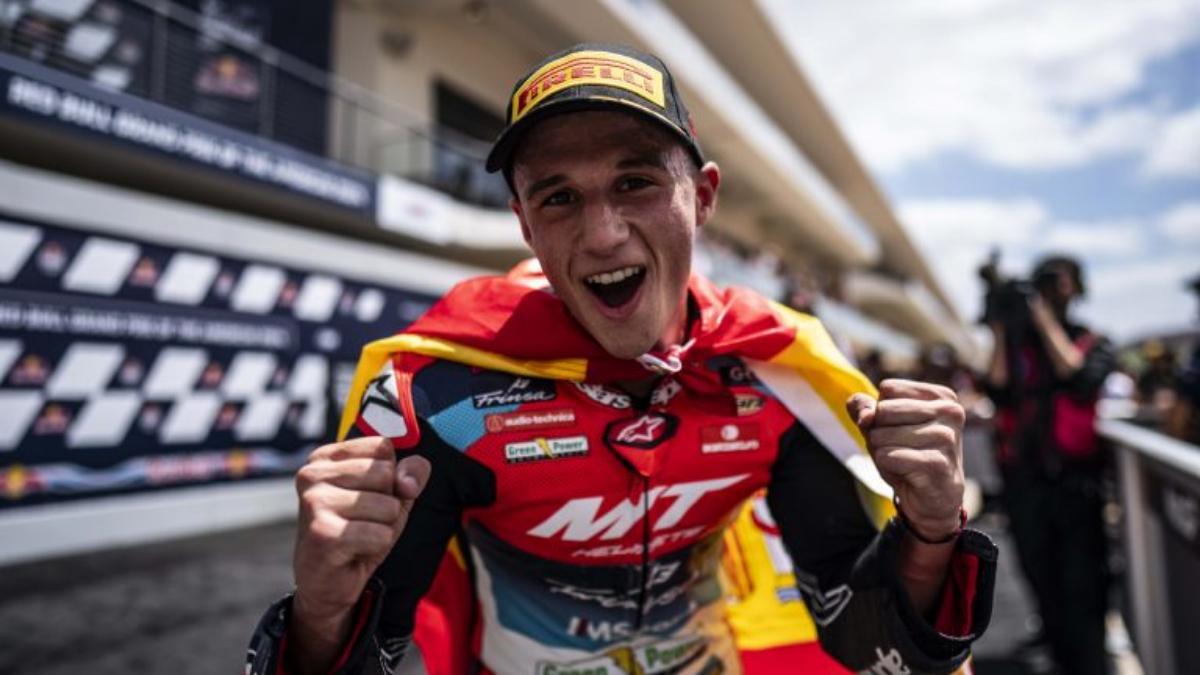 Sergio García, líder de Moto2