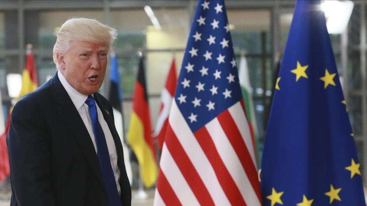 trump en bruselas