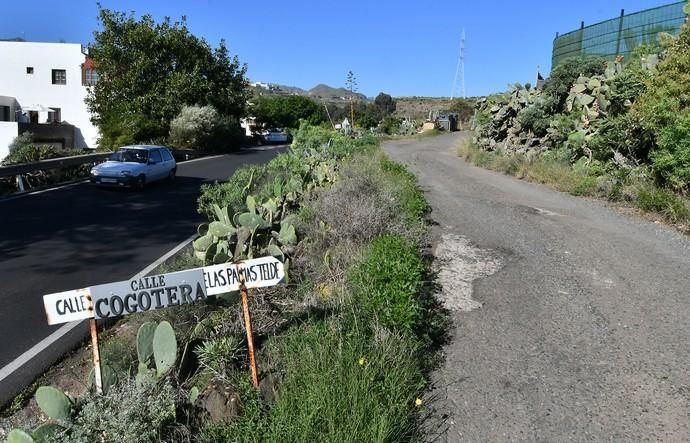 Caminos rurales a asfaltar en Telde