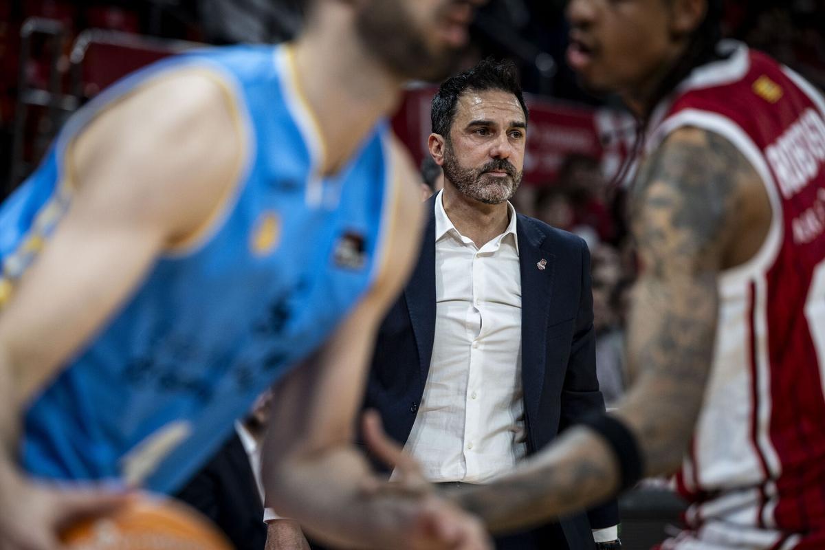 Jesús Ramírez, en el partido entre el Casademont Zaragoza y el Gran Canaria en el Príncipe Felipe.