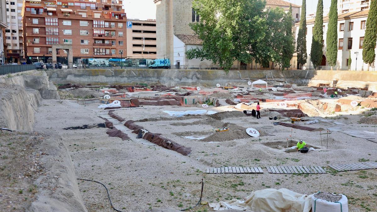 Trabajos arqueológicos en el yacimiento de San Esteban, proyecto que permaneció 15 años a la espera de financiación.