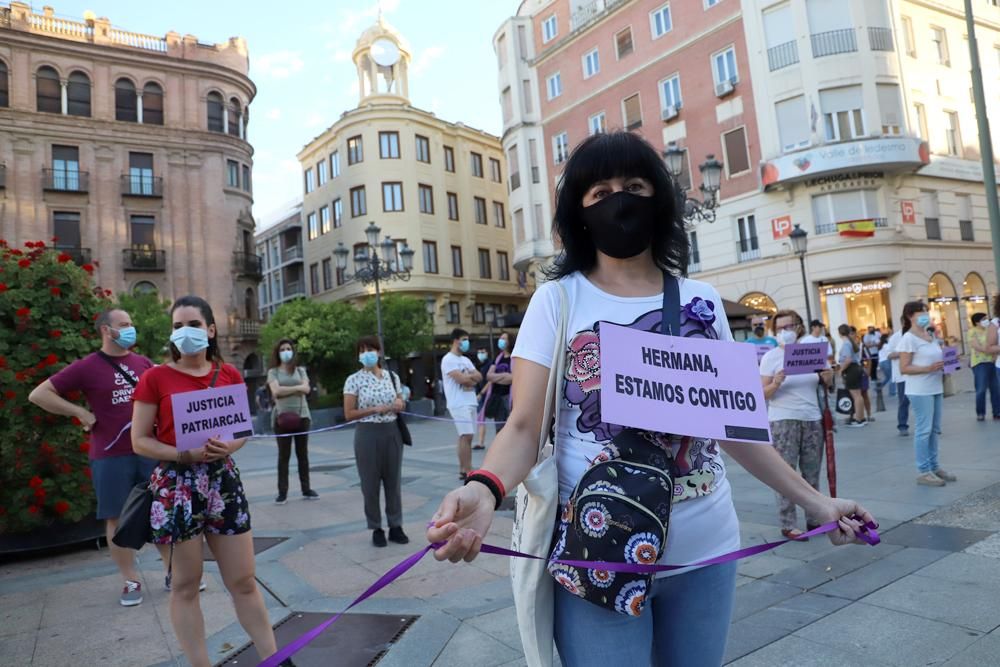 Concentración en Las Tendillas contra la sentencia de "La Manada"