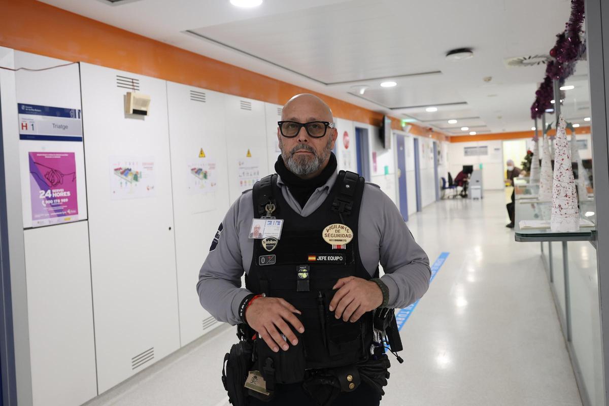 Jose Carlos Granda Martínez, guardia jurado del Hospital Can Misses de Ibiza