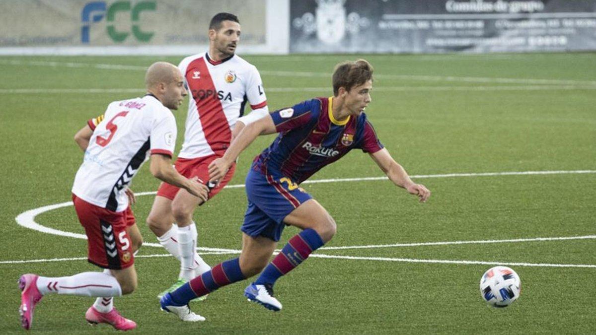 Nico González estuvo a un alto nivel ante L'Hospi y podría repetir en el once titular