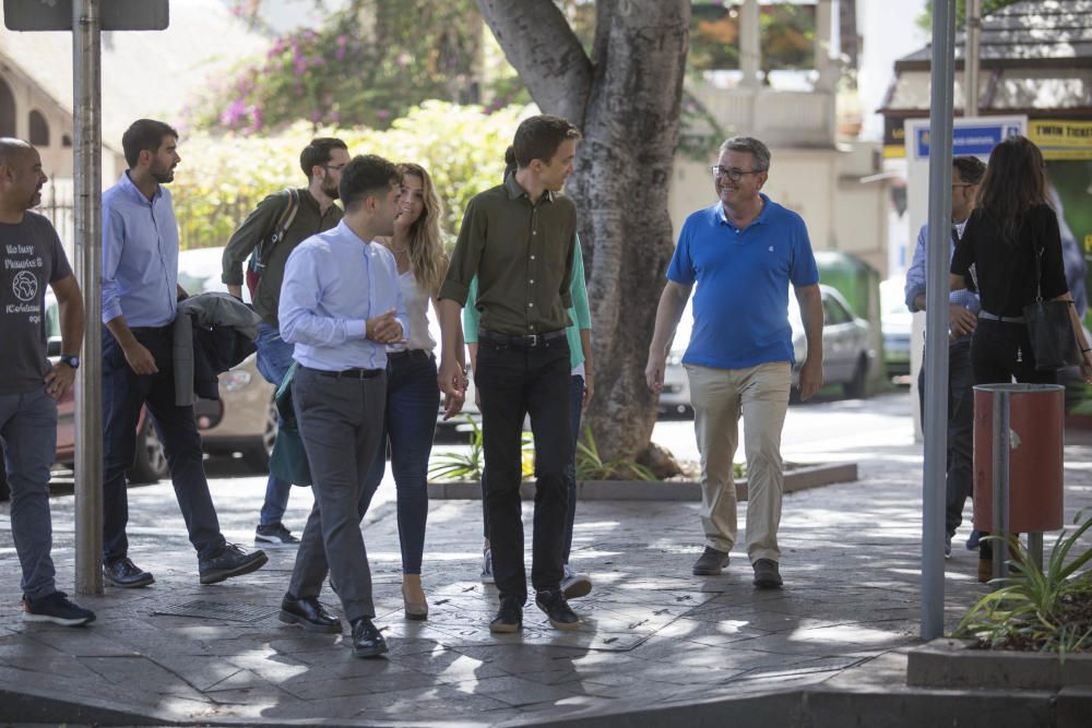 Visita de Íñigo Errejón a Tenerife