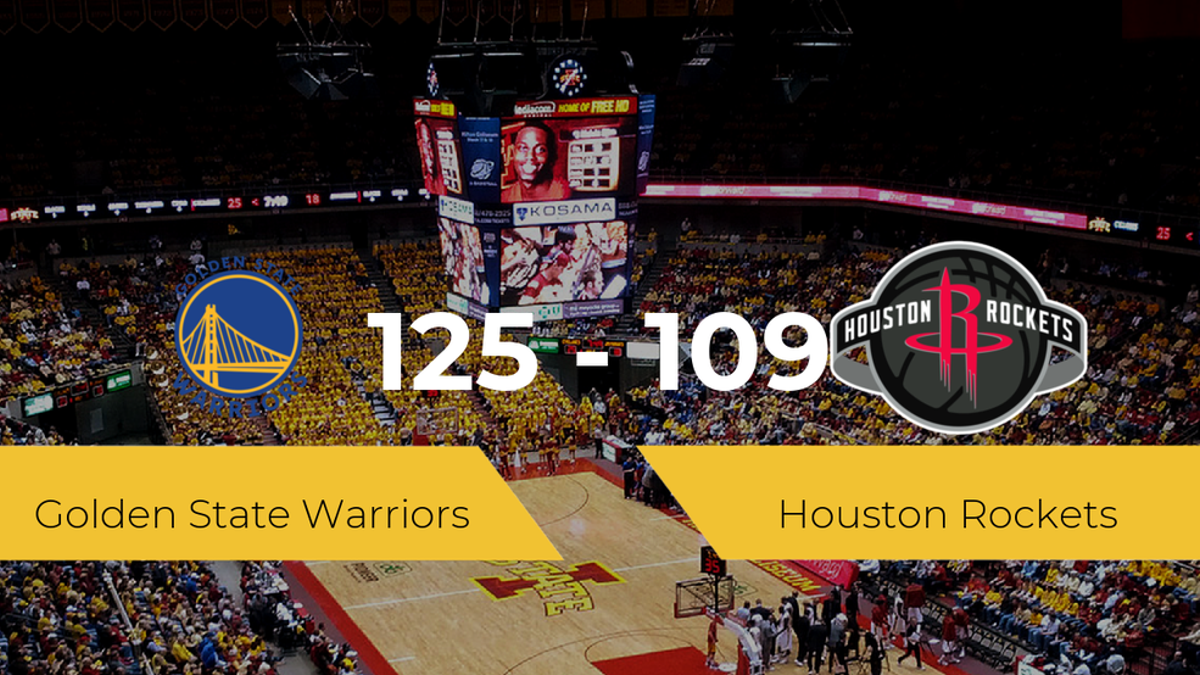 Golden State Warriors logra derrotar a Houston Rockets (125-109)