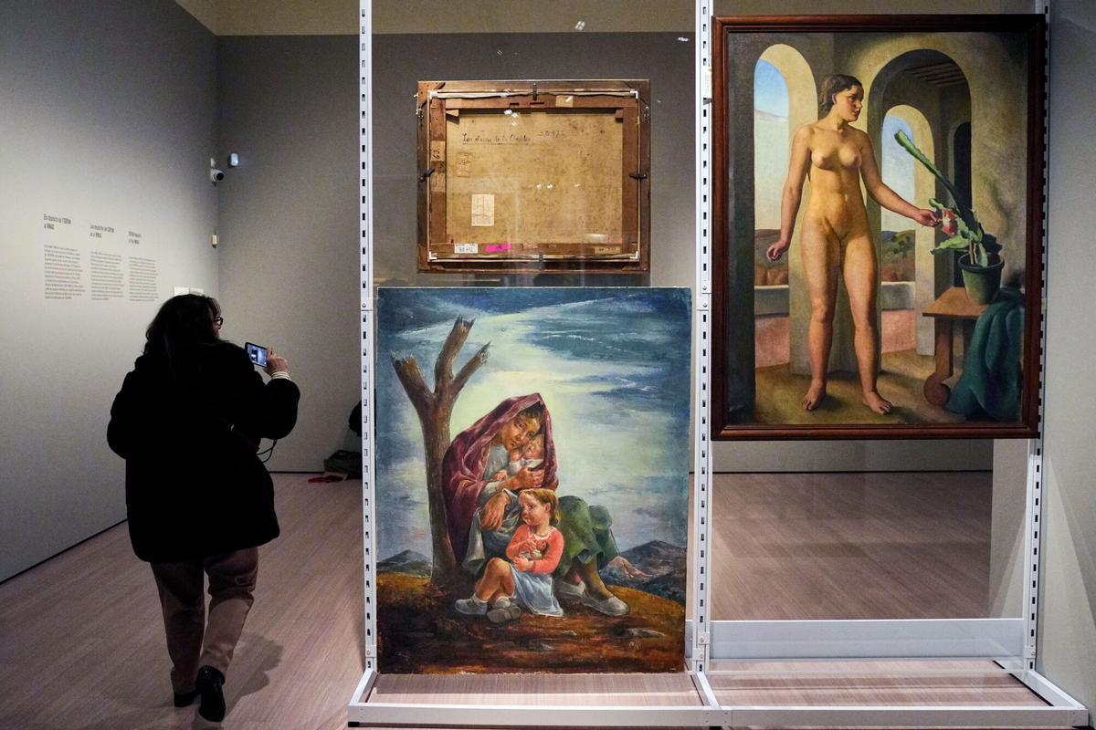 El MNAC presenta una exposición con 135 obras que incorporó a través del Servicio de Defensa del Patrimonio Artístico Nacional tras la Guerra Civil