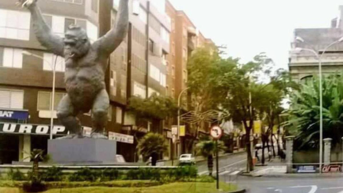 Imagen del King Kong en el Carnaval de 'La Selva'