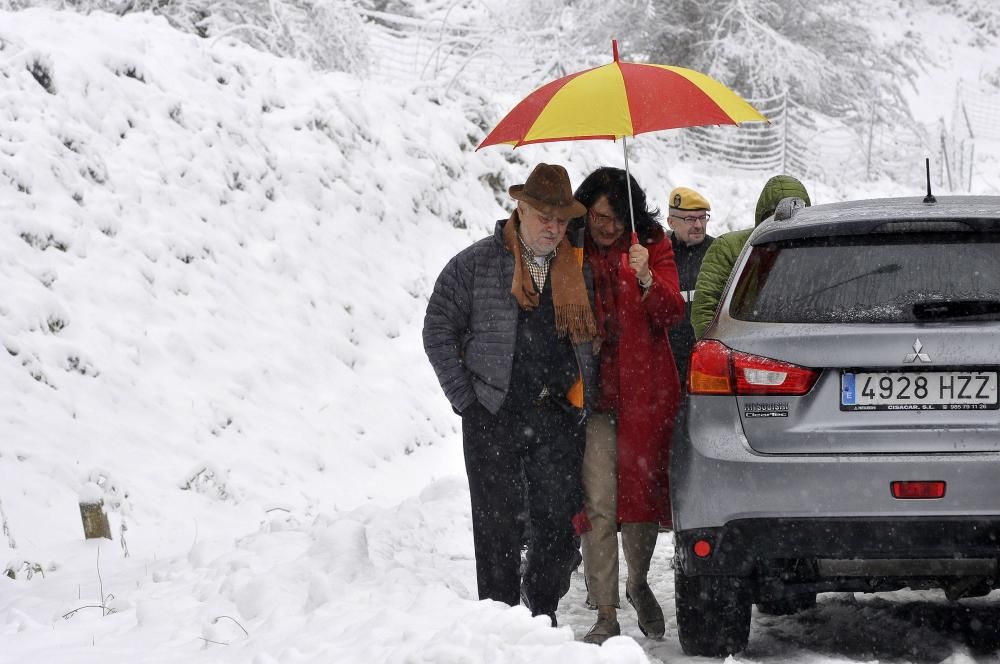 Primera nevada en Pajares