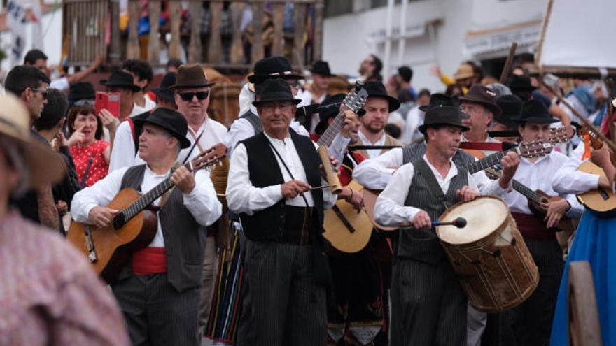 Un momento de la romería de Valle de Guerra en honor a san Isidro Labrador y santa María de la Cabeza.