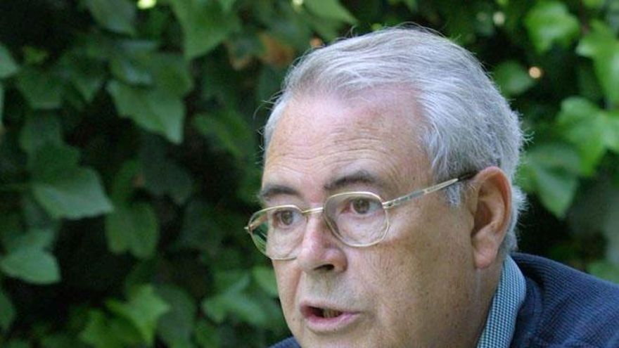 Aparicio en la última entrevista que concedió a La Opinión en 2001.