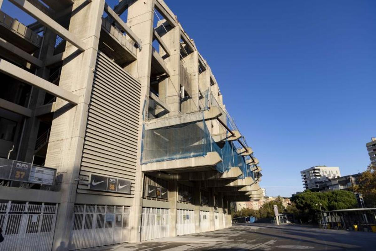 ¡El Camp Nou cambia de cara! Así están las obras en el Gol Sud ¡El Camp Nou cambia de cara! Así están las obras en el Gol Sud