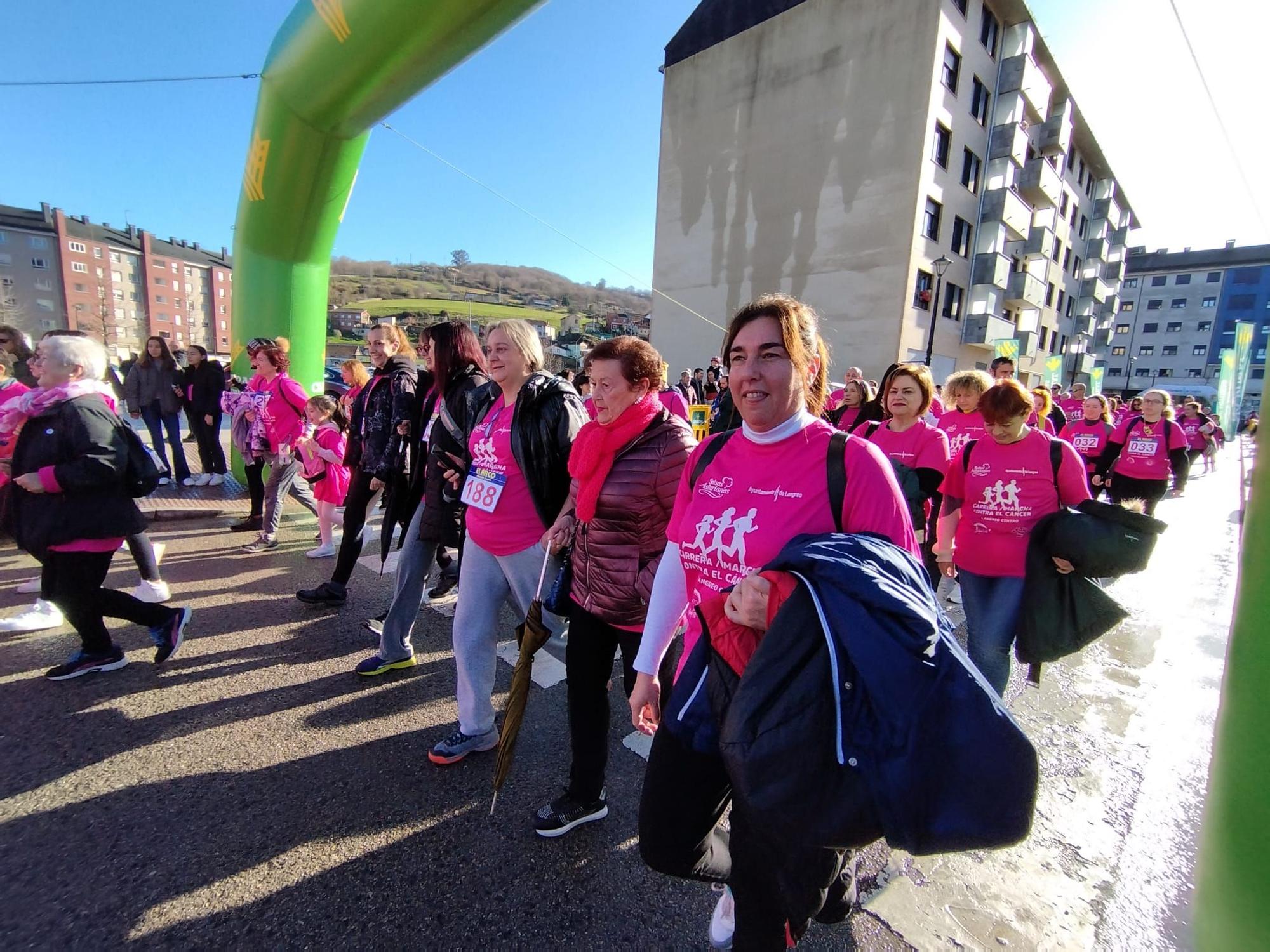 Primera carrera contra el cáncer en Langreo