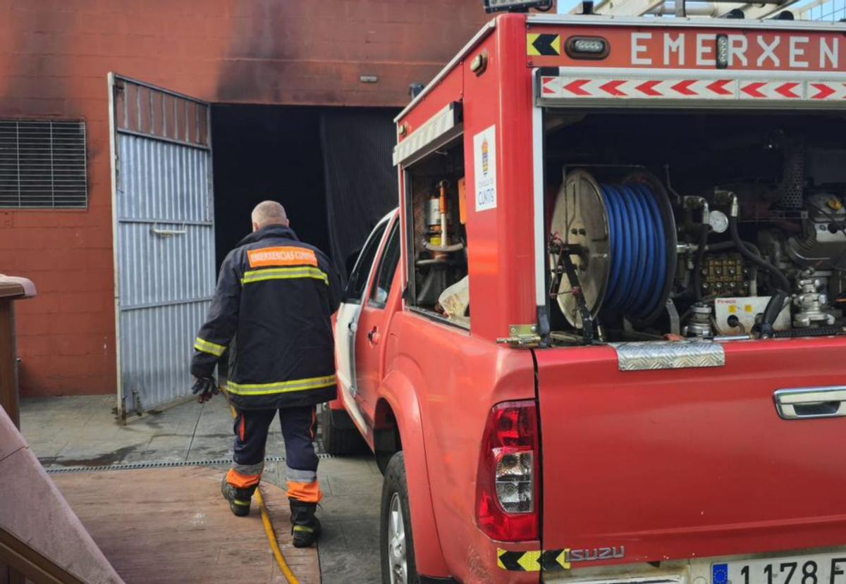 Participaron Emerxencias, Bomberos y Policía Local. | FdV