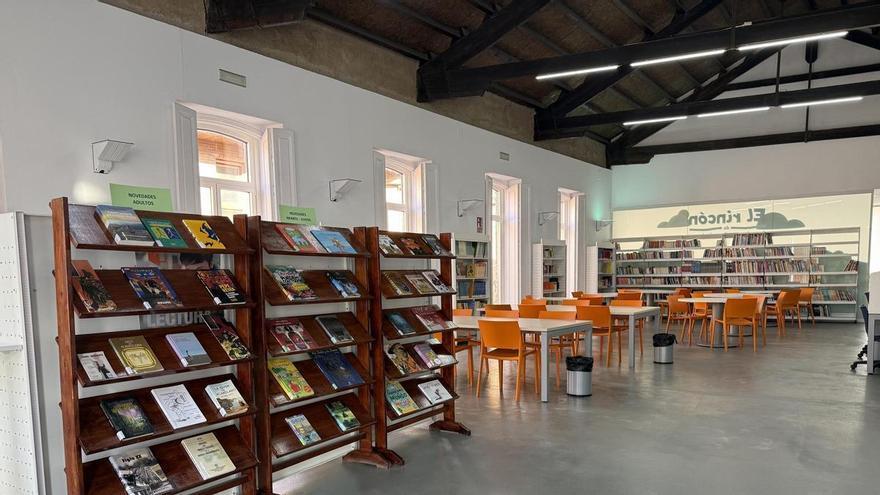 La biblioteca de La Unión cambia por completo tras meses de deterioro: alumnos en formación ejecutaron toda la reforma