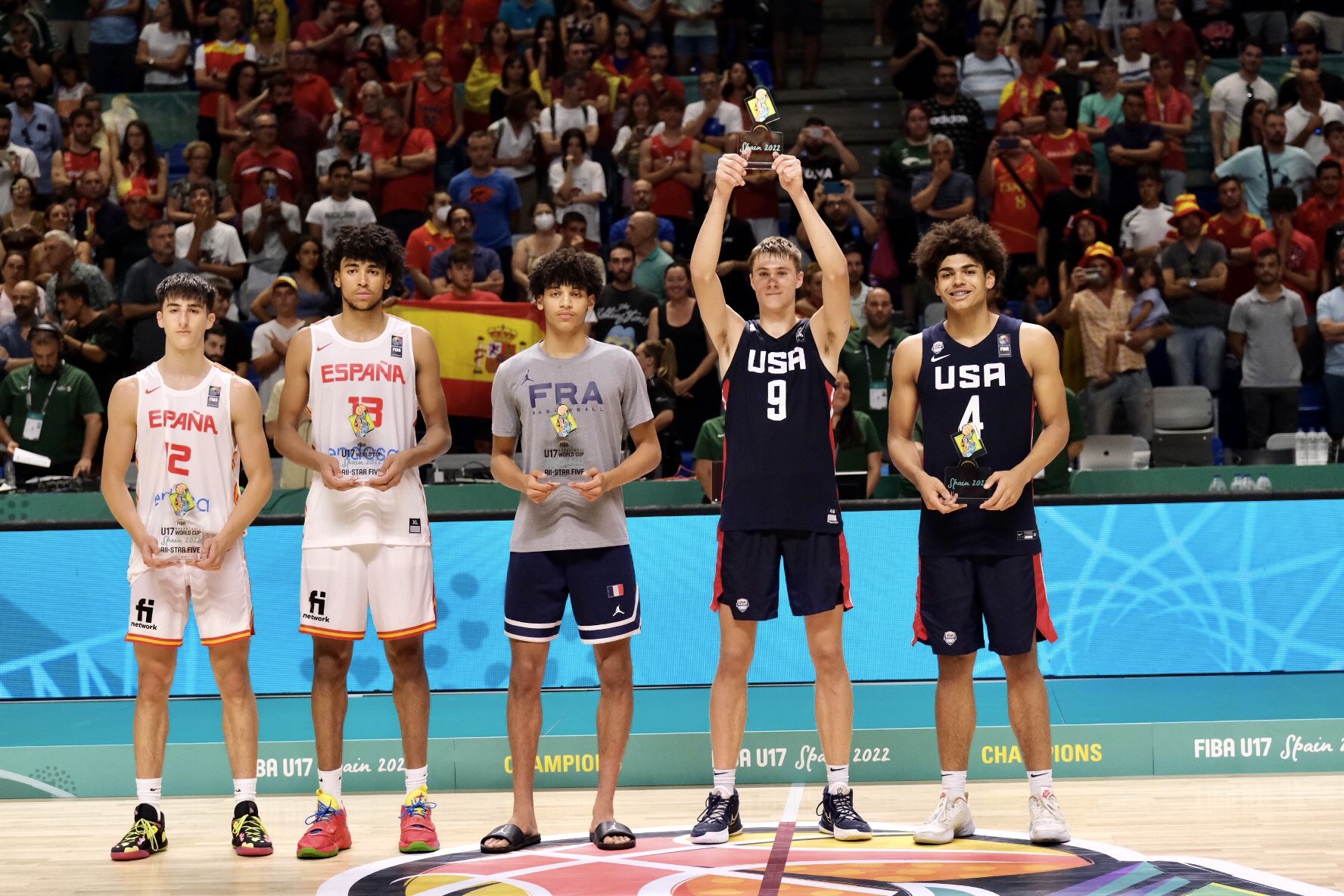 Mundial sub-17 de baloncesto: España 67-79 USA