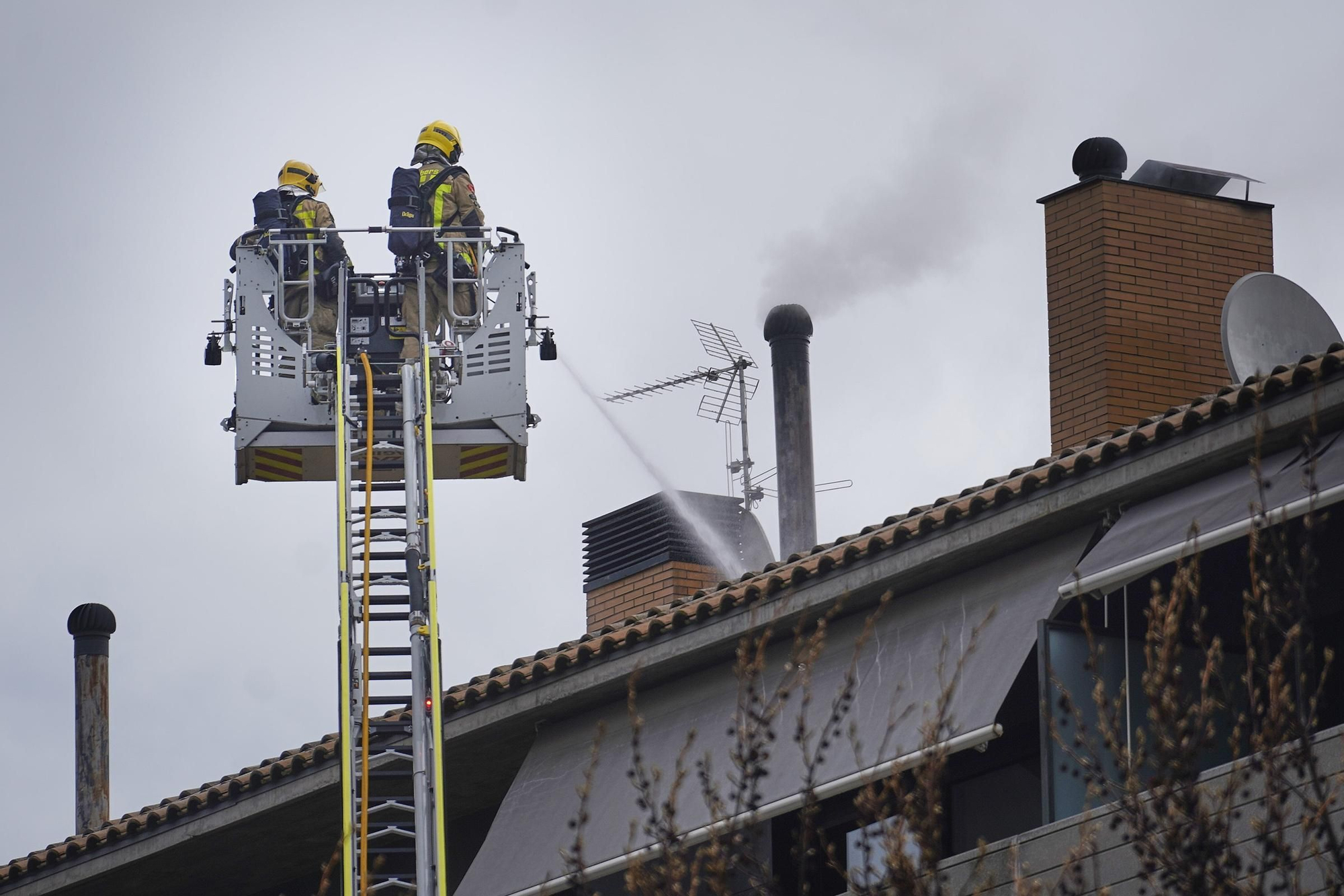 Incendi en un restaurant de Girona