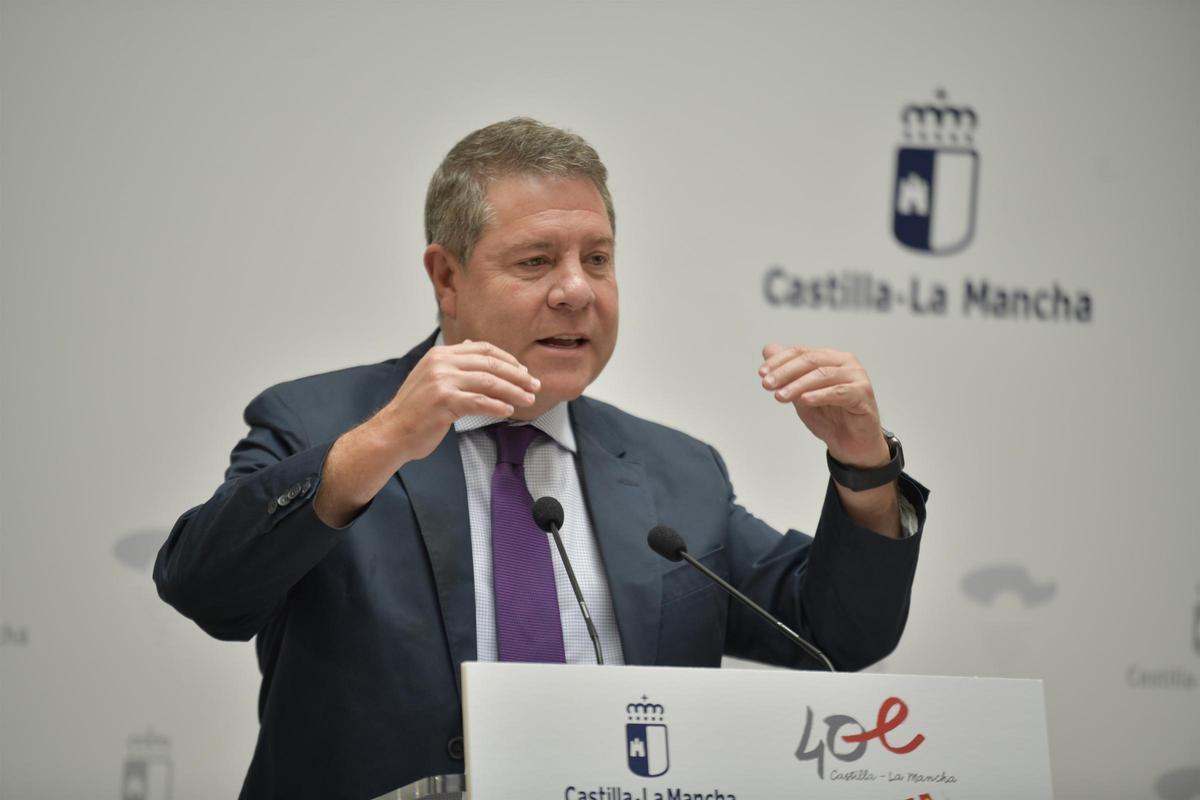 El presidente de Castilla-La Mancha, Emiliano García-Page.