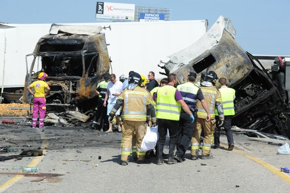 Las imágenes del accidente