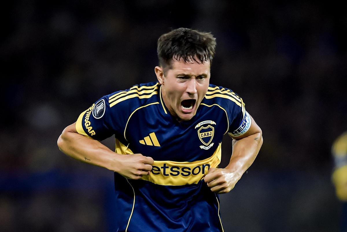 Ander, con la camiseta de Boca