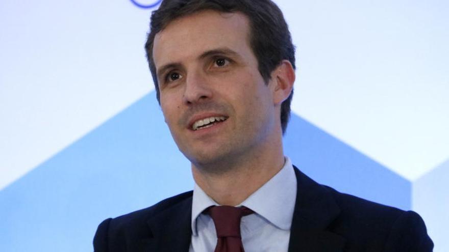 El president del PP Pablo Casado