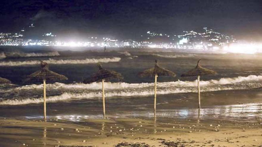 La bajada de las temperaturas en Palma se empezó a notar ayer.