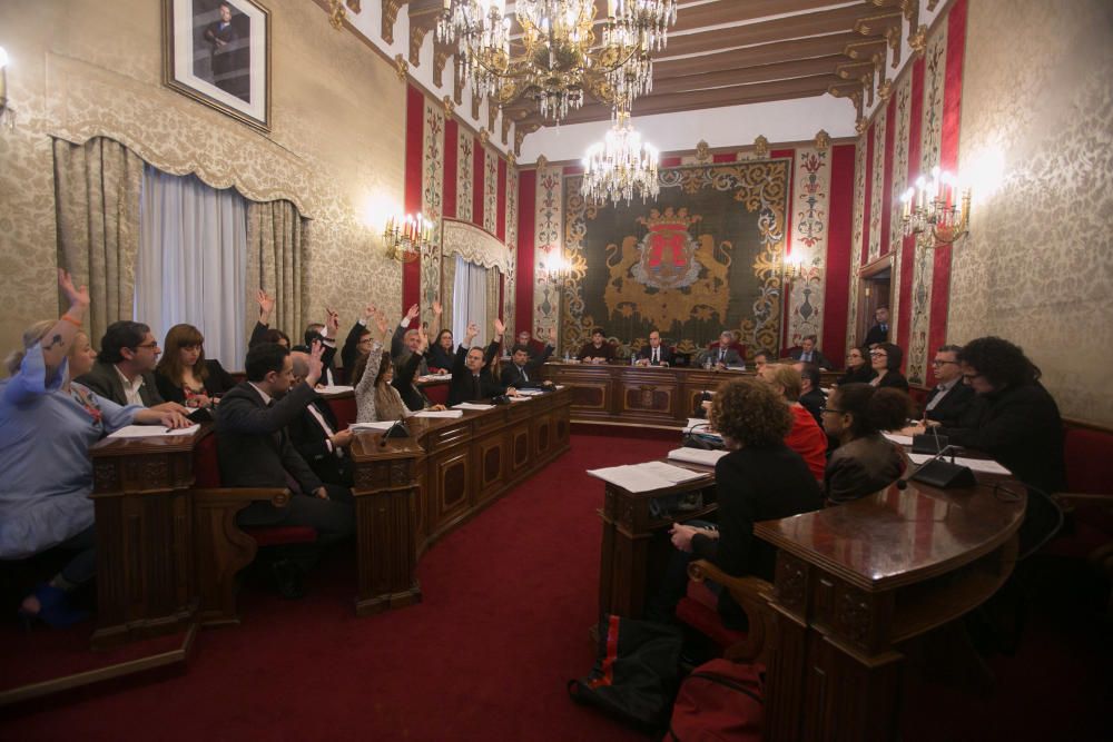 Pleno de presupuestos de Alicante